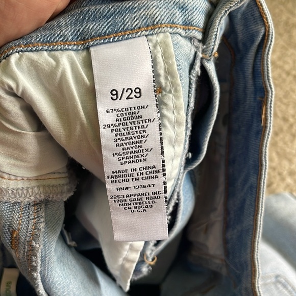 RE generation by Celebrity Pink Jean shorts - Picture 5 of 7